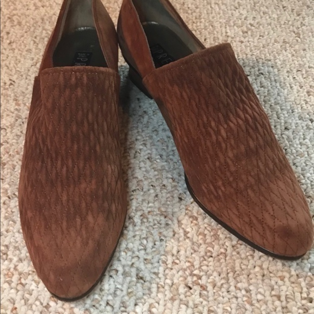 Vintage Prevata  Italian Suede Shoes